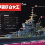 1/700 英海軍戦艦 クイーン・エリザベス ディティールセット